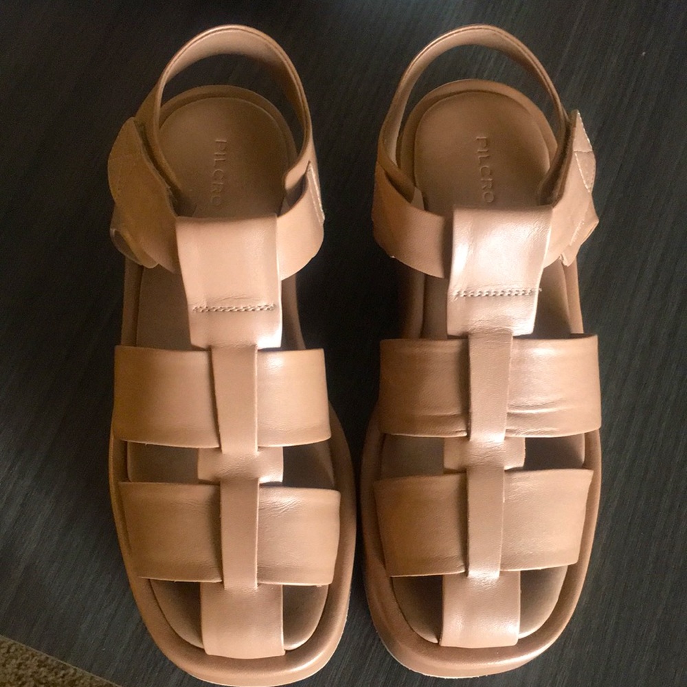 Pilcro for Anthropologie Nude Fisherman Sandals/ Size 39